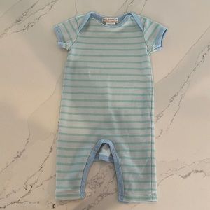The Beaufort Bonnet Company TBBC Striped Romper (3-6 months)